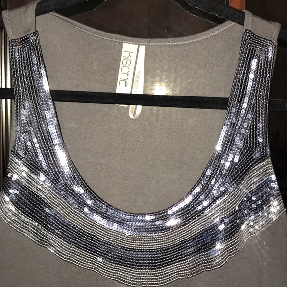 Ladies top with Sparkle L04 - Picture 2 of 3